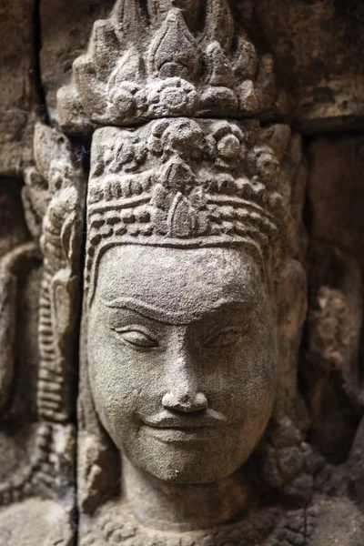 stock image Ancient stone sculpture in Angkor Wat. Cambodia.