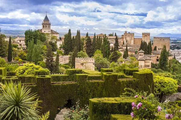 Alhambra em Granada, Espanha — Fotografia de Stock