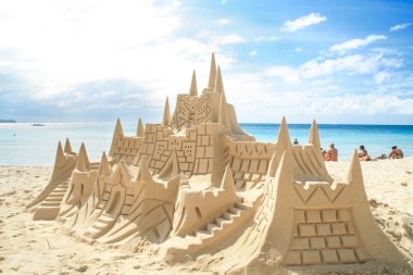 Sand castle clipart