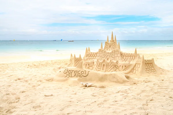 Castelo de areia — Fotografia de Stock