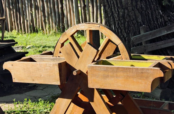 Wooden manual mill. — Stock Photo, Image