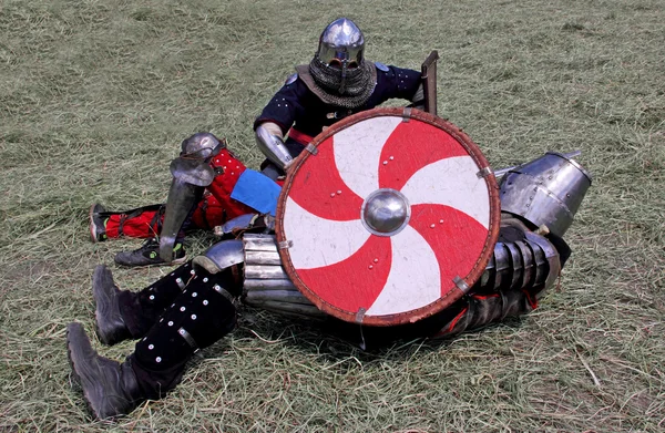 Knightly duel. — Stock Photo, Image