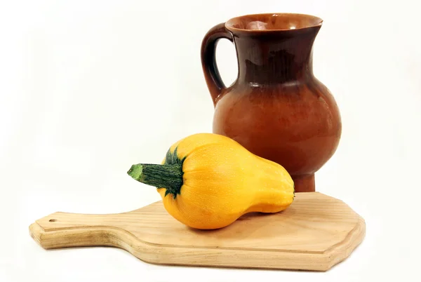 Yellow vegetable marrow. — Stock Photo, Image