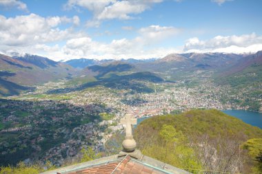 Lugano - görünümünden monte san salvatore