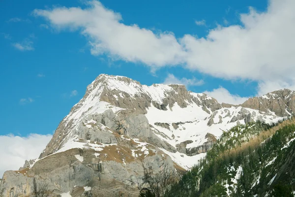 stock image Stunning Mountain landscape below a beautiful sky