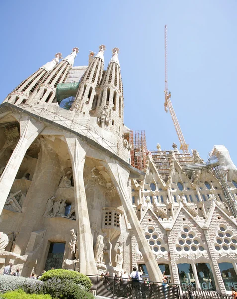 Sagrada Familia de Antoni Gaudí en Barcelona España — Foto de Stock