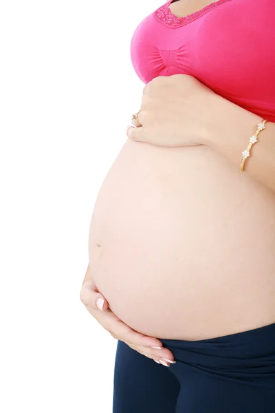 Belly terhes nő — Stock Fotó