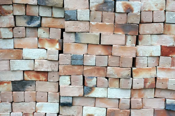 Piles de briques neuves inutilisées — Photo