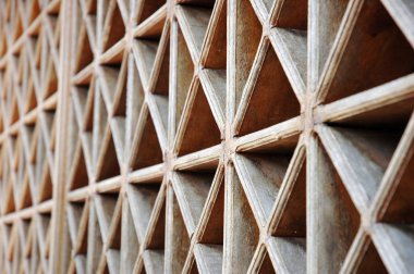 Pattern of wood vents clipart