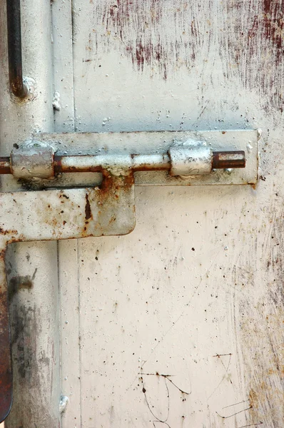 铁门闩 — 图库照片