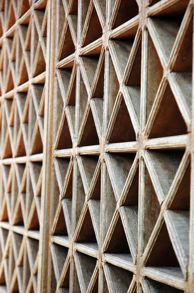 Шаблон деревянных вентиляций — стоковое фото