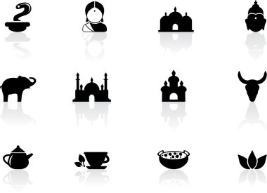 Indian icons clipart