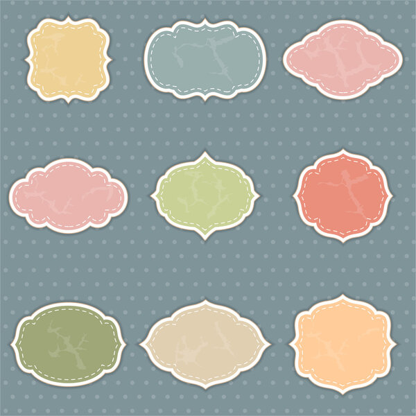 Set of vintage frames