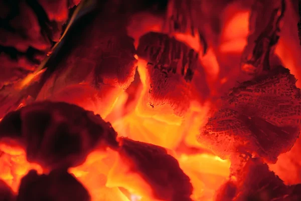 Wood burning — Stock Photo, Image