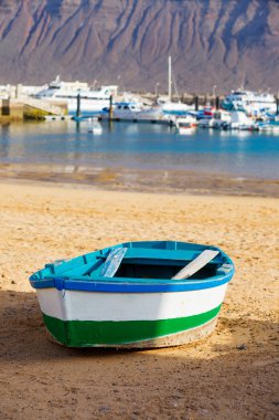 Boat on the coast. clipart