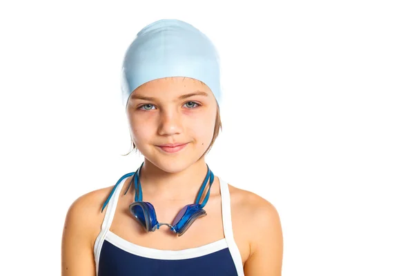 Young swimmer girl — Stock Photo, Image