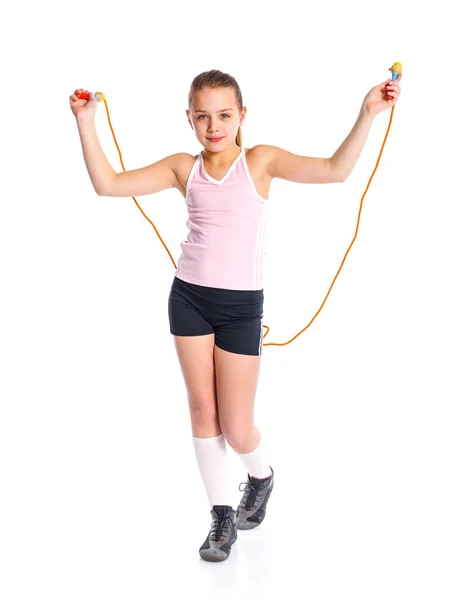 Fitness ragazza — Foto Stock