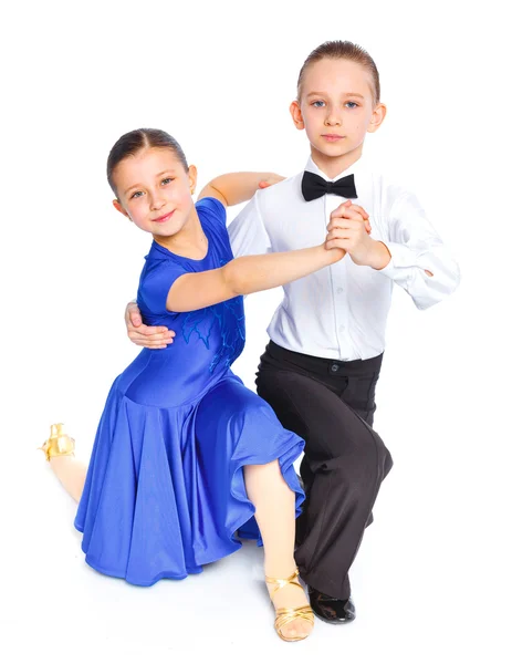 Sala balowa młodych tancerzy — Zdjęcie stockowe