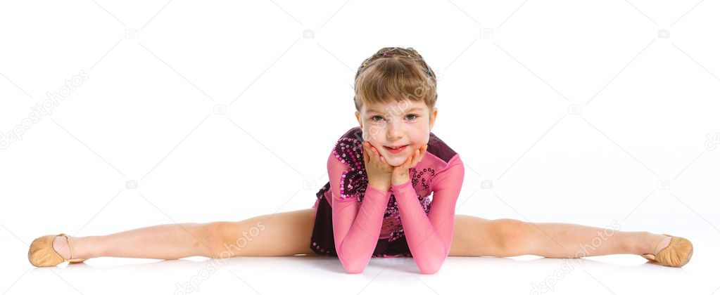 Little gymnast — Stock Photo © mac_sim #11053550