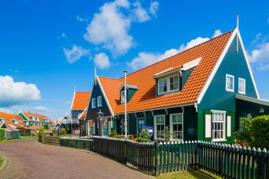 Typical dutch houses clipart