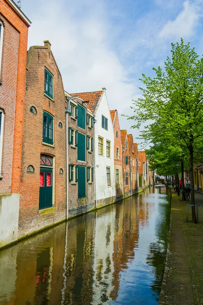 Typické holandské domy — Stock fotografie