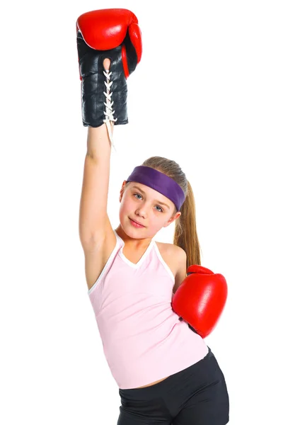 Vackra boxer-fitness Tjej — Stockfoto