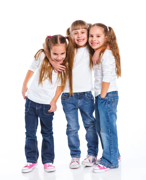 Trzy atrakcyjne dziewczyny — Zdjęcie stockowe