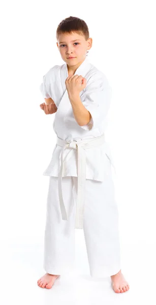 Pozisyon dövüş aikido çocuk — Stok fotoğraf