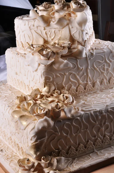 Witte cake — Stockfoto
