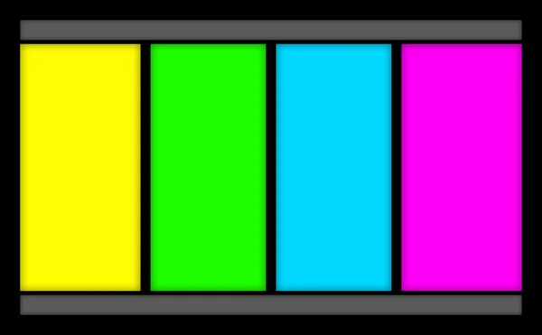Quatro cores — Fotografia de Stock