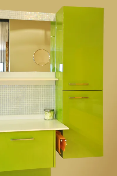 Pia moderna casa de banho — Fotografia de Stock