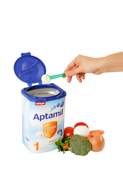 Milupa Aptamil comida para bebês — Fotografia de Stock