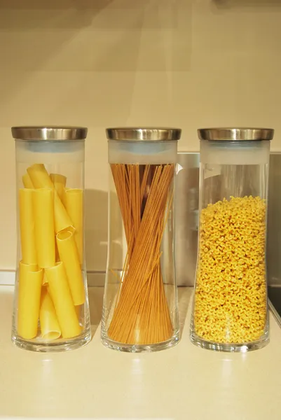 Jar of pasta Stock Image