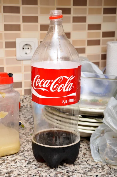 可口可乐汽水瓶 — 图库照片