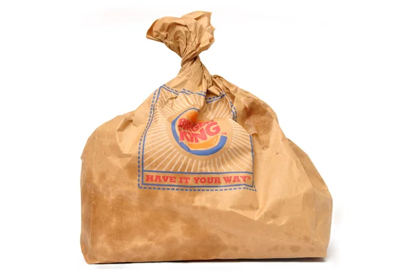 Burger King packaging — Stock Photo, Image