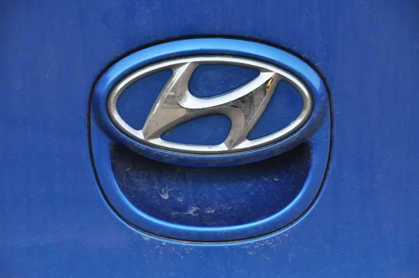 Símbolo Hyundai — Fotografia de Stock