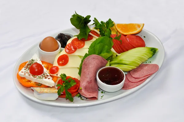 Breakfast plate — Stock Photo, Image
