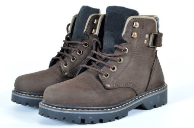 Hiking boots clipart