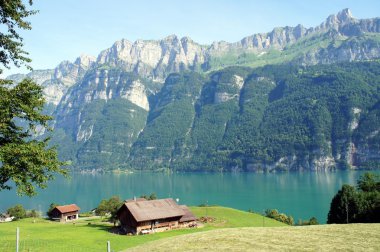 walensee kentinde graubuenden, İsviçre