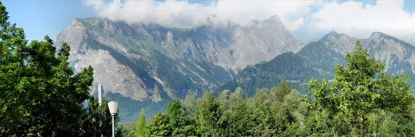 瑞士山全景 — 图库照片