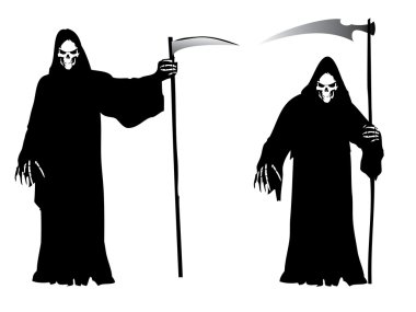 Halloween theme - Grim Reaper clipart