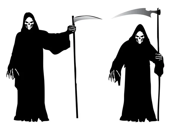 Тема Хэллоуина - Grim Reaper — стоковый вектор