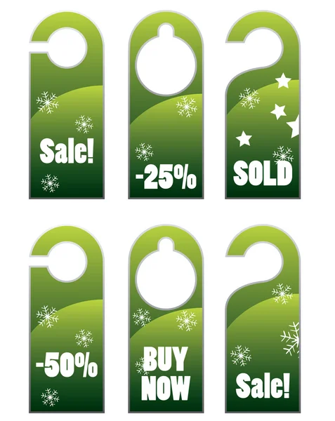 Cabide de botão estilo Natal —  Vetores de Stock