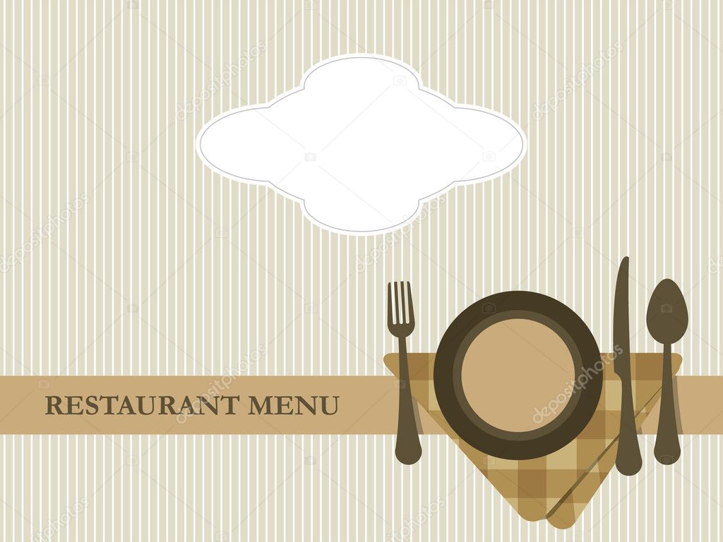 Restaurant menu design vector