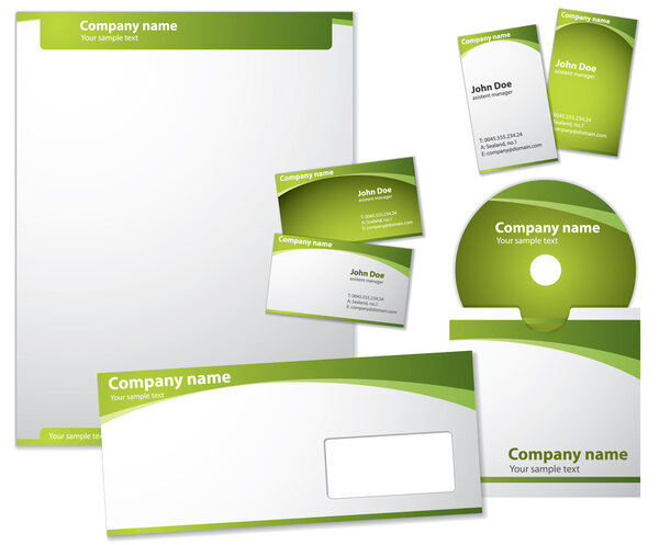 Modern style vector template