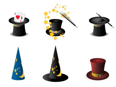 Magician's hat clipart