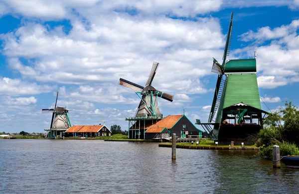 Windmills in Zaanse Schans — Stock Photo, Image