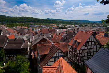 Charming Marburg city clipart