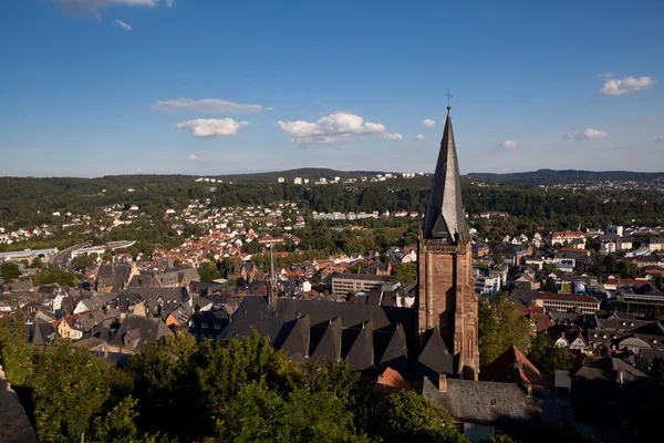 Miasta Marburg — Zdjęcie stockowe