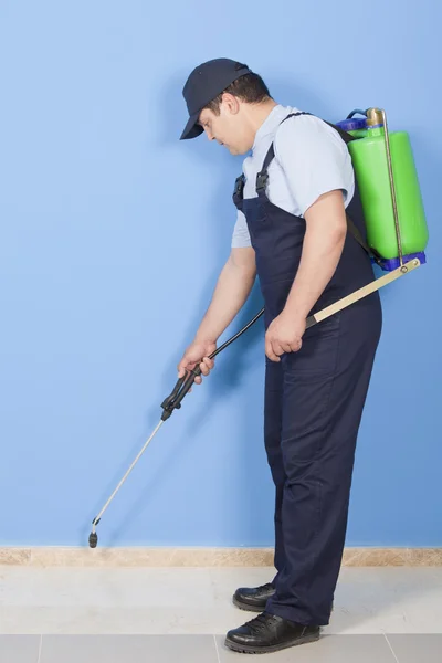 Spraying insects pest control — Stock Photo, Image
